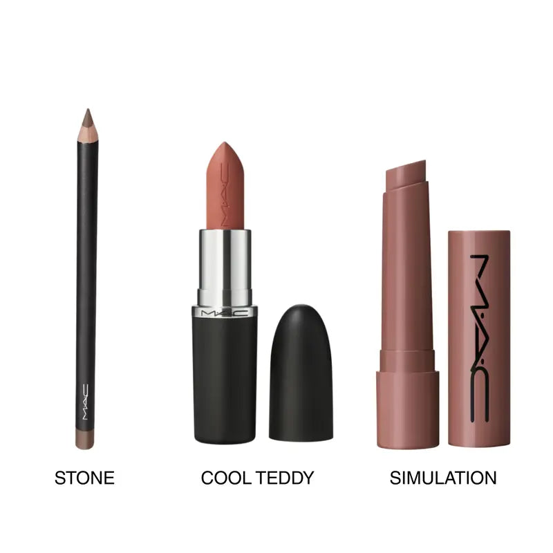 3-Piece Cool-Toned Nude Lip Set – Sculpt, Define & Plump