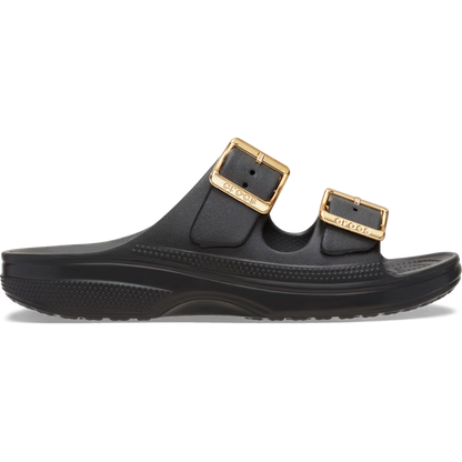 Metallic Buckle Saturday Sandal-Women