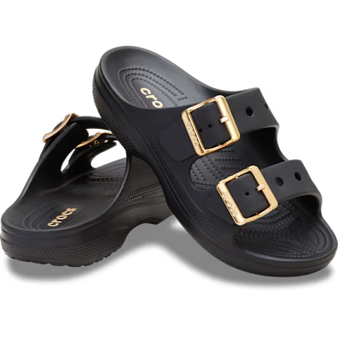 Metallic Buckle Saturday Sandal-Women