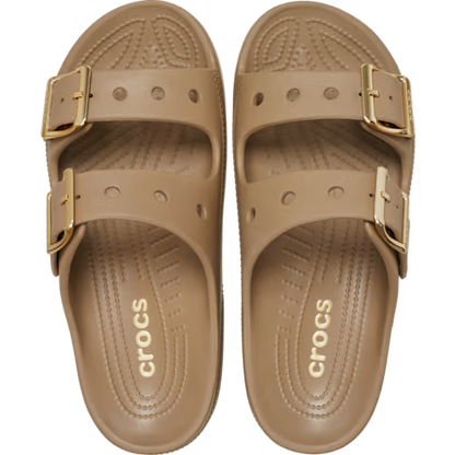 Metallic Buckle Saturday Sandal-Women