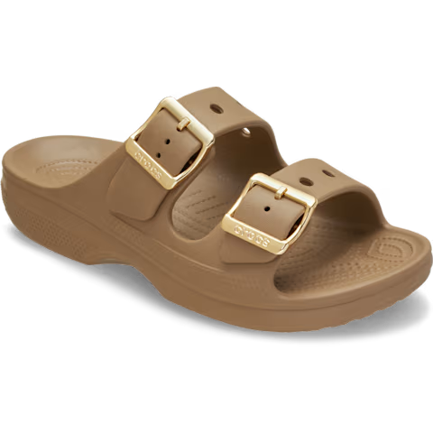 Metallic Buckle Saturday Sandal-Women